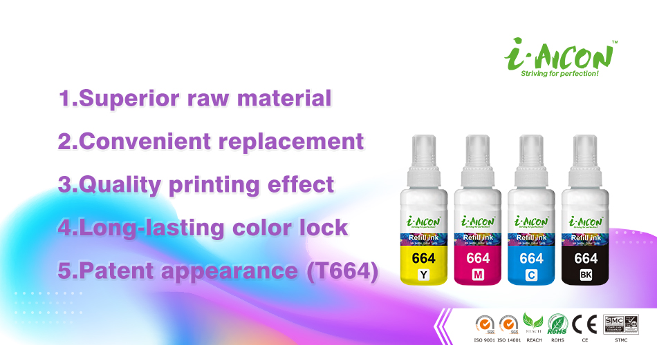 Quality ink: T664/T544 series - i · AICON