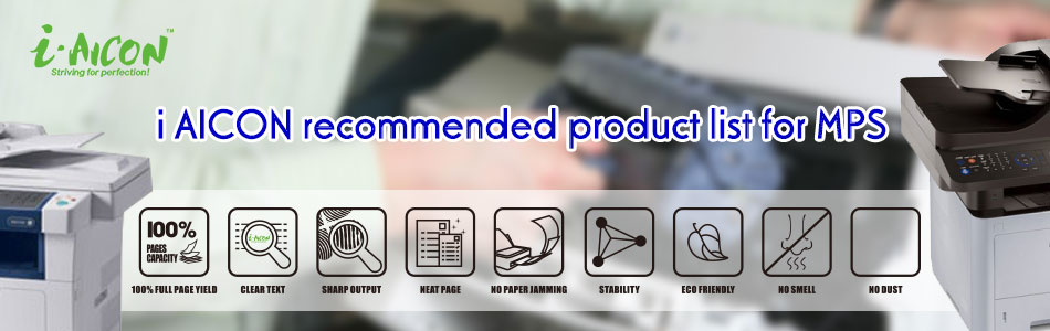 i AICON recommended product list for MPS - i · AICON